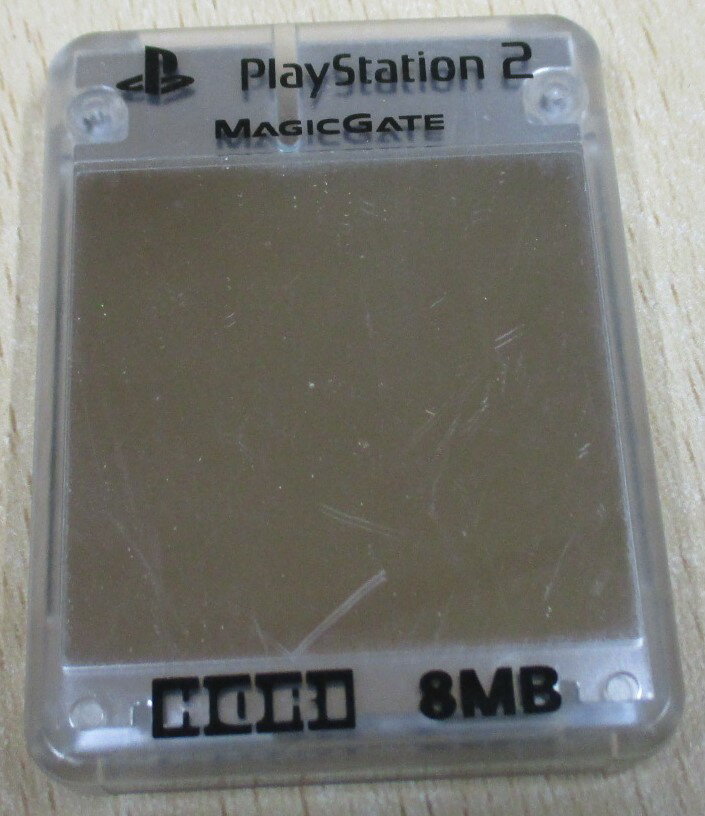 【送料無料】【中古】PS2 プレイステーション2 PS2 プレイステーション2 プレイステーション2専用 メモリーカード8MB プラチナシルバー ホリ MAGIC GATE