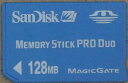 【送料無料】【中古】PSP サンディスク メモリースティック PROデュオ 128MB MAGICGATE SanDisk