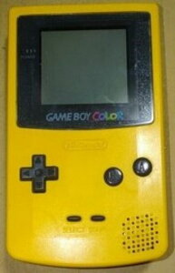 【送料無料】【中古】GB 任天堂 ゲームボーイカラー 本体 (イエロー)(箱説付き)