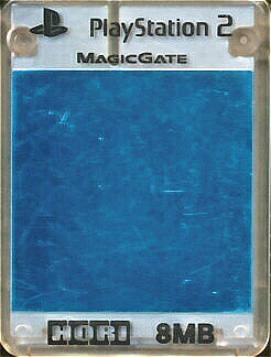【送料無料】【中古】PS2 プレイステーション2 プレイステーション2専用 メモリーカード8MB メタリックブルー ホリ