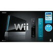 【送料無料】【中古】Wii本体 クロ Wiiリモコンプラス2個 Wiiスポーツリゾート同梱 箱説付き 
