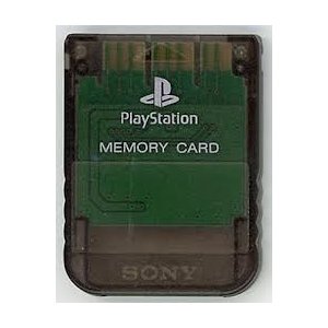 【送料無料】【中古】PS メモリーカード スモークグレー プレイステーション用 本体 プレステ