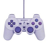 【送料無料】【中古】PS プレイステーション アナログコントローラ (DUALSHOCK) ホワイト コントローラー プレステ S…