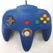 【送料無料】【中古】N64 任天堂64 コントローラーBros.ブルー N64 ブロス