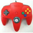 【送料無料】【中古】N64 任天堂64 コントローラーBros.レッド N64 ブロス