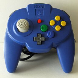 【送料無料】【中古】N64 任天堂64 ホリパッドミニ64 ブルー コントローラー 本体