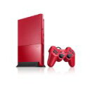 【送料無料】【中古】PS2 PlayStation 2 シナバー・レッド (SCPH-90000CR) 本体 プレイステーション2 最終形 プレステ2 (箱説付...