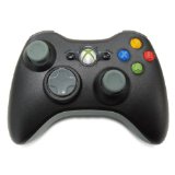 【送料無料】【中古】Xbox 360 ワイヤレスコントローラー(ブラック) マイクロソフト