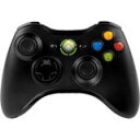 【訳あり】【送料無料】【中古】Xbox 360 ワイヤレス コントローラー (リキッド ブラック)  ...