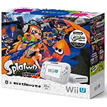 【送料無料】【中古】Wii U プレミアムセット shiro (WUP-S-WAFC) シロ 白 任天堂 本体（スプラトゥーン内蔵）（箱説付き）