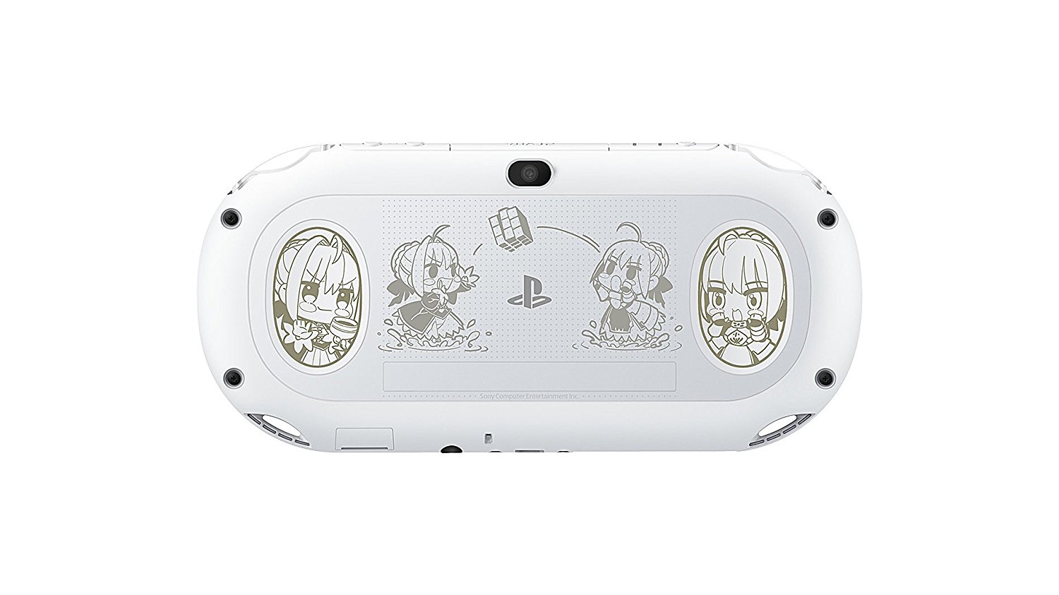 【送料無料】【中古】PlayStation Vita 「Fate/EXTELLA」刻印モデル グレイシャー・ホワイト (PCH-2000ZA22/FT)