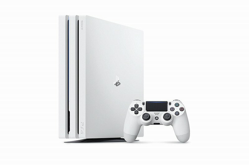 【送料無料】【中古】PS4 PlayStation 4 Pro グレイシャー・ホワイト 1TB (CUH-7100BB02)（箱説付き）