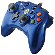 【送料無料】【中古】Xbox 360 ホリパッドEXターボ ブルー コントローラー(箱付き)