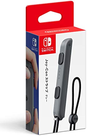 Nintendo Switch Joy-Conストラップ グレー スイッチ