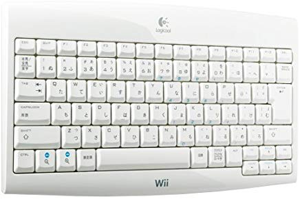 【送料無料】【新品】Wii ロジクール ワイヤレス Wii キーボード (「街へいこうよ どうぶつの森」対応)（箱説付き）