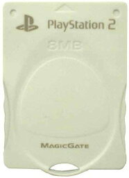 【送料無料】【中古】PS2 プレイステーション2 PlayStation2専用 MEMORY CARD フローラルホワイト メモリーカード MAGIC GATE