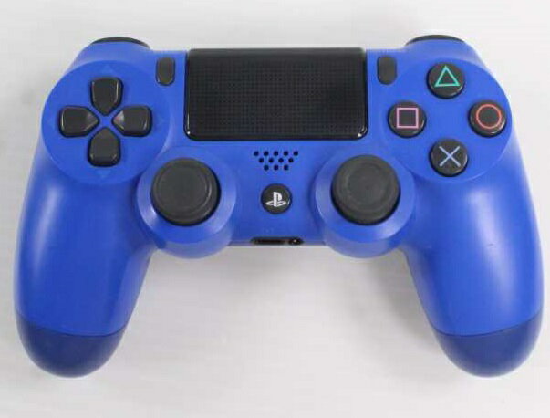 【訳あり】【送料無料】【中古】PS4 PlayStation 4 ワイヤレスコントローラー (DUALSHOCK 4) ウェイブ ブルー (CUH-ZCT2J12)