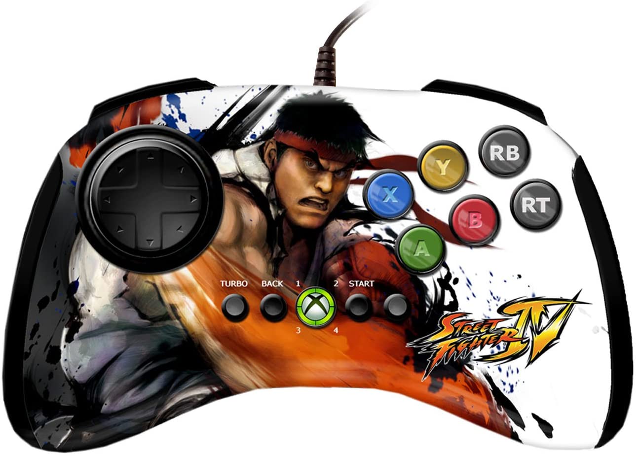 【送料無料】【新品】Xbox 360 Street Fighter IV Fight Pad - Ryu ストリートファイター ファイトパッド リュウ コントローラー（箱付き）