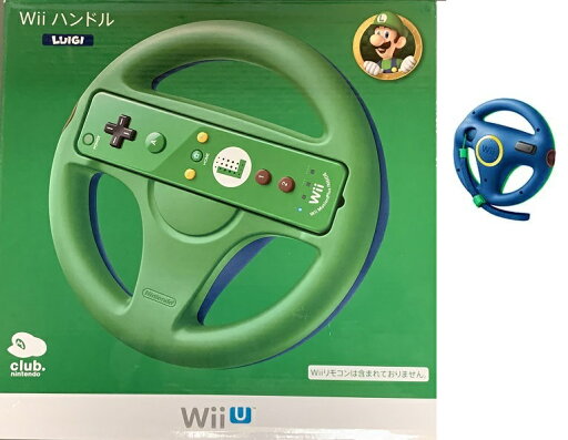 【送料無料】【中古】Wii U マリオカート8 ハンドル for Wiiリモコン ルイージ クラブニテンドー(箱付き) 【送料無料】【中古】Wii U マリオカート8 ハンドル for Wiiリモコン ルイージ クラブニテンドー(箱付き)