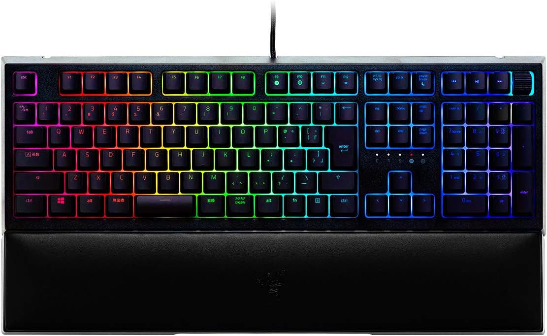 【送料無料】【中古】PC RAZER 有線ゲーミングキーボード ORNATA V2 日本語配列 RZ03-03381500-R3J1 （箱説付き）