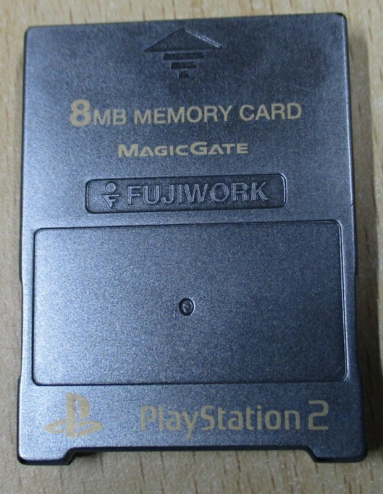 【送料無料】【中古】PS2 プレイステーション2 PlayStation2専用 メモリーキング2 ガンメタリック 8MB フジワークス