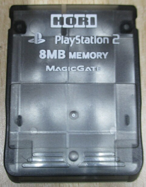 【送料無料】【中古】PS2 プレイステーション2 PlayStation2専用 キラキラメモリーカード8MB ブラック ホリ