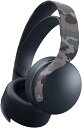 【送料無料】【中古】PS5 PlayStation 5 【純正品】PULSE 3Dワイヤレスヘッドセット グレー カモフラージュ CFI-ZWH1J06 (箱説...