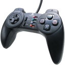 【送料無料】【中古】PS プレイステーション ホリパッドIIターボ ブラック