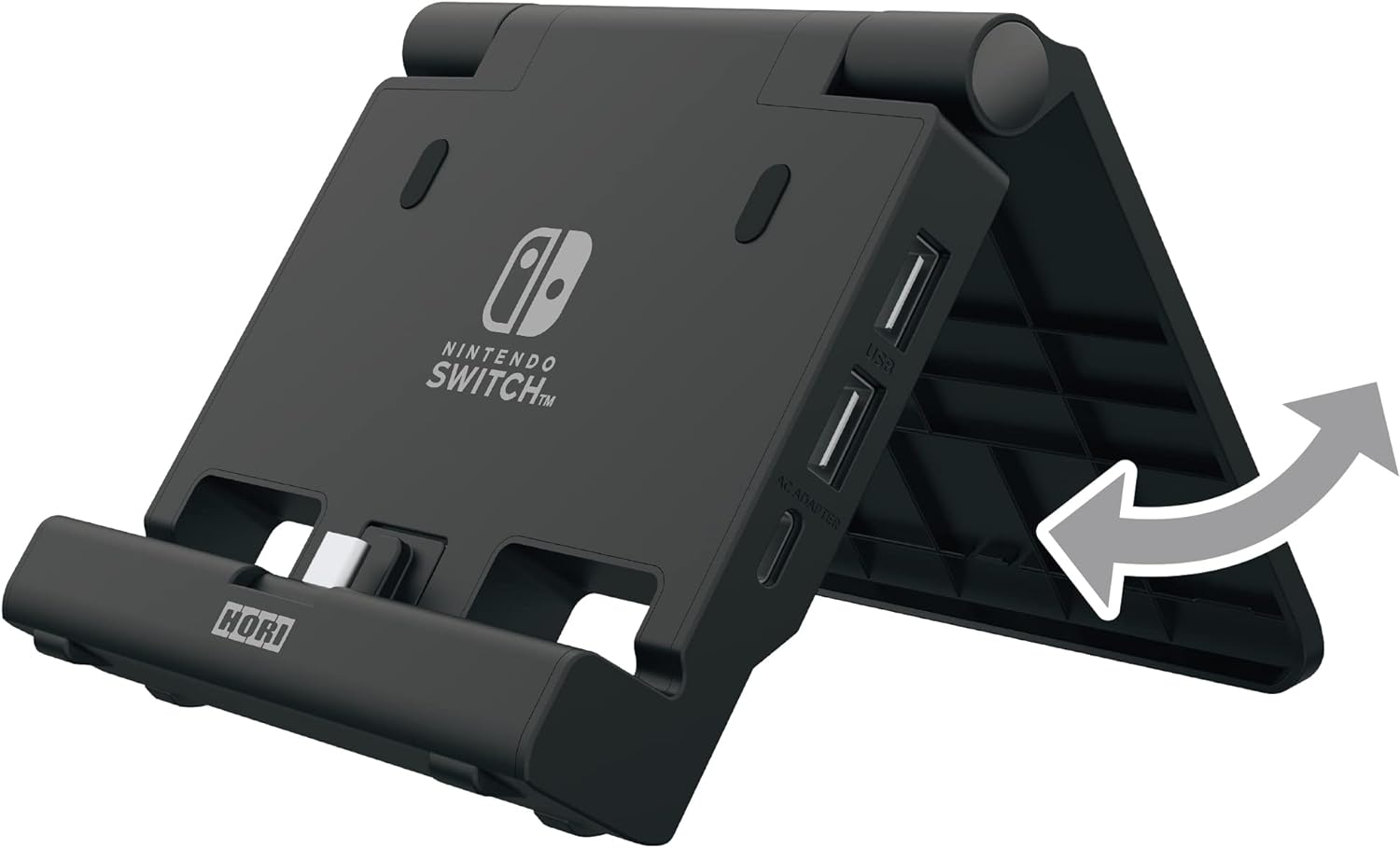 【送料無料】【中古】Nintendo Switch HORI テーブルモード専用 ポータブルUSBハブスタンド 4ポート