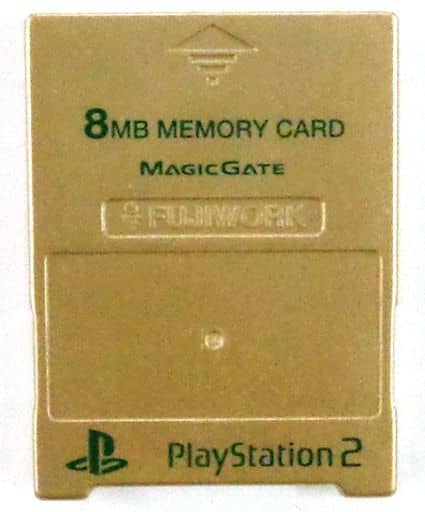 【送料無料】【中古】PS2 プレイステーション2 PlayStation2専用 メモリーキング2 シャンパンゴールド 8MB フジワークス