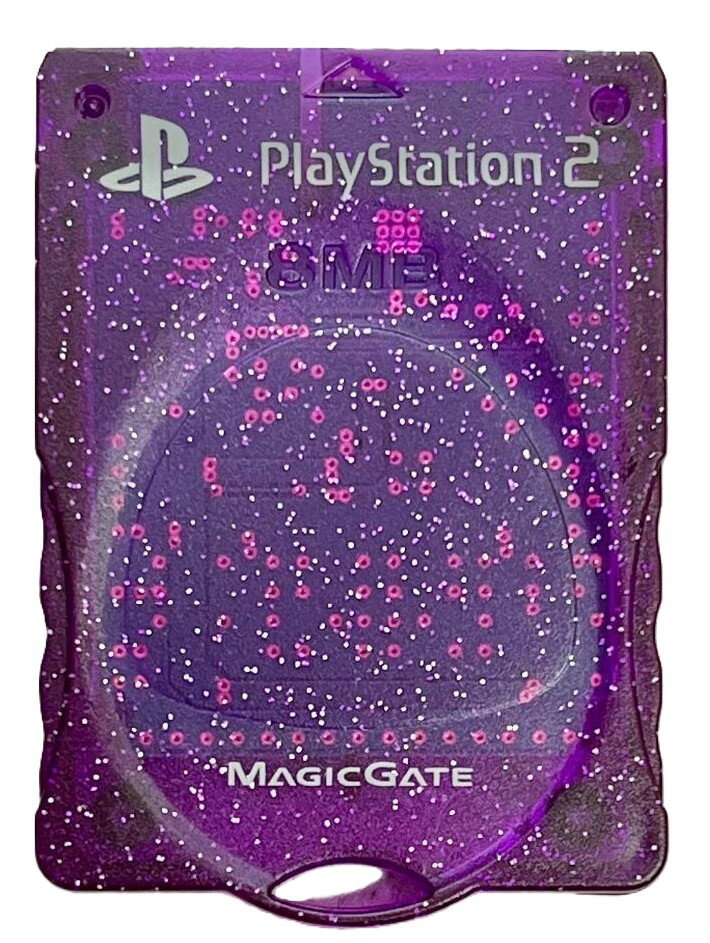 【送料無料】【中古】PS2 プレイステーション2 PlayStation2専用 MEMORY CARD スパーリングパープル メモリーカード MAGIC GAT...