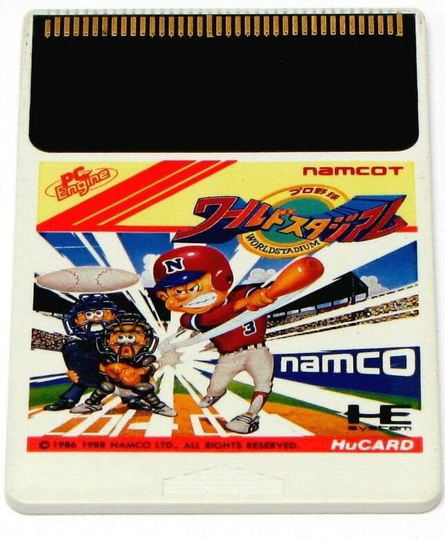 【送料無料】【中古】PCE PCエンジン プロ野球ワールドスタジアム（箱説付き）