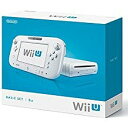 【送料無料】【中古】Wii U ベーシックセット 任天堂 シロ 白 本体 すぐに遊べるセット