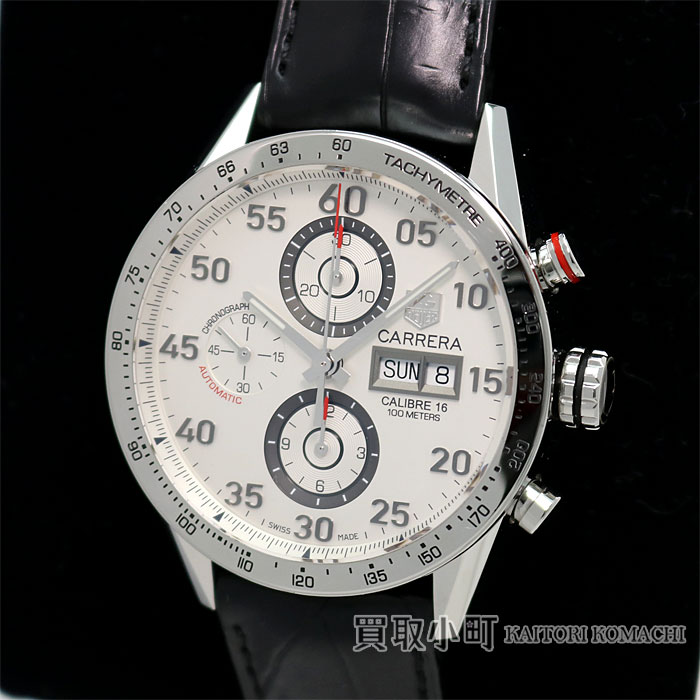 【美品】タグホイヤー 【TAGHeuer】 カレラ キャリバー16 クロノグラフ 43MM オートマ ...