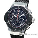 【美品】【OH済】ウブロ【HUBLOT】ビッグバン クロノグラフ 41MM ブラック カーボンダイア ...