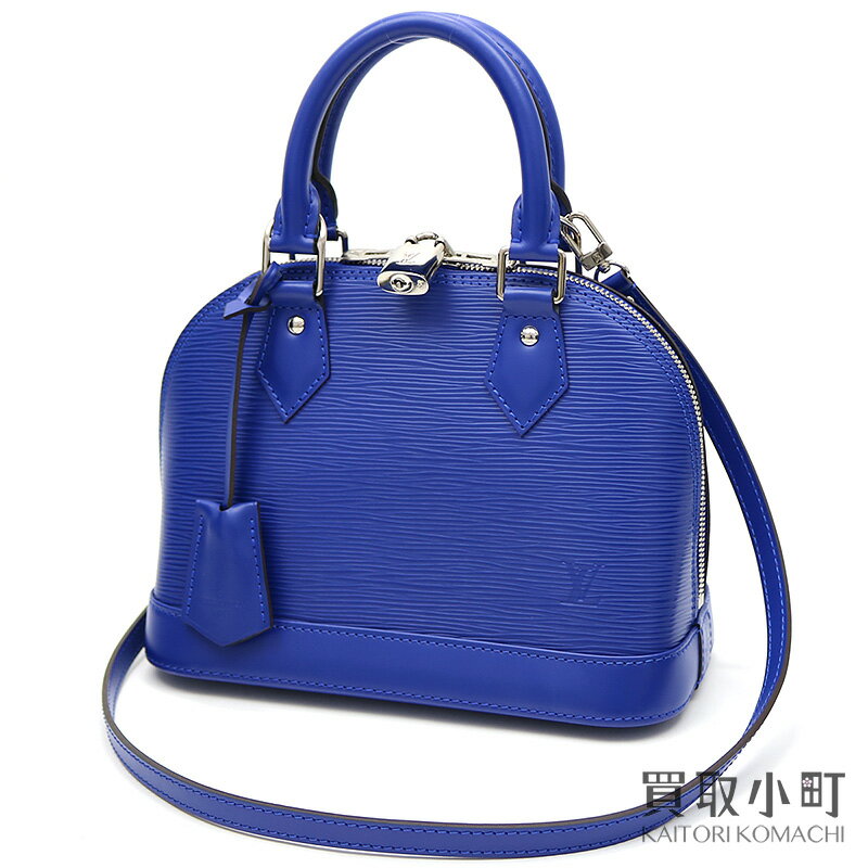 【美品】ルイヴィトン【LOUIS VUITTON】 M42049 アルマBB エピ ブルーベリー アイコンバッグ 2WAYバッグ ショルダーバッグ ハンドバッグ クロスボディ 斜め掛け LV ALMA BB EPI VERNIS BLUE【SAランク】【中古】