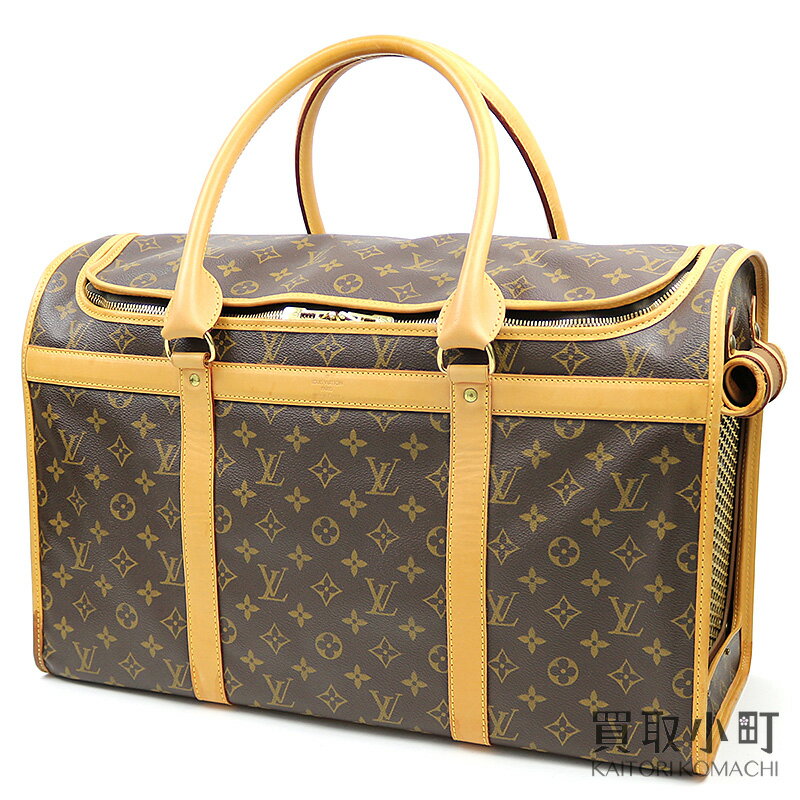 楽天市場 ルイヴィトン Louis Vuitton M421 サックシヤン 50 モノグラム 中型犬用キャリーバッグ メッシュ ウインドウ付き ペットバッグ ドッグキャリー アニマルキャリアー Lv Dog Carrier Monogram Bランク 中古 買取小町