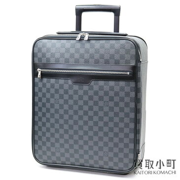 【美品】ルイヴィトン【LOUIS VUITTON】 N23302 ペガス45 ダミエグラフィット キャリーケース トローリー キャスター付き旅行鞄 スーツケース トラベル コロコロカート LV Pegase 45 Damier Graphite Travel Rolling Luggage【Aランク】【中古】