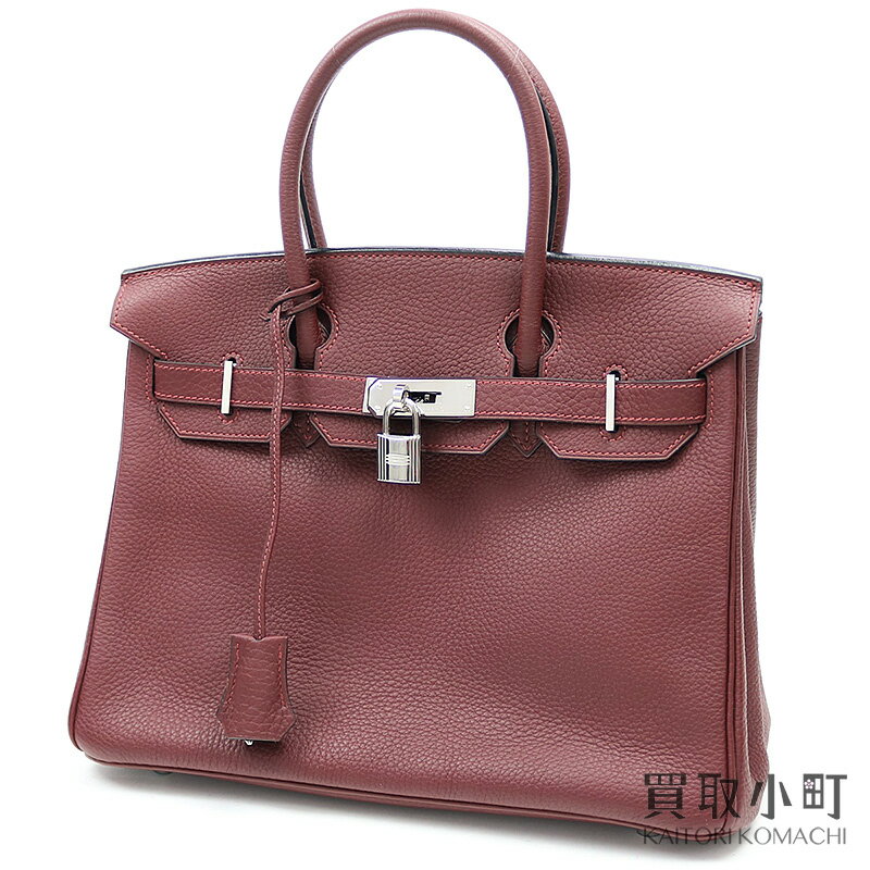 【最大3万円OFFクーポン! 6/15〜】【美品】エルメス 【HERMES】 バーキン30 トリヨンクレマンス ルージュアッシュ シルバー金具 アイコン ハンドバッグ トート H030335CK SAC BIRKIN30 TAURILLON CLEMENCE ROUGE H【Aランク】【中【中古】