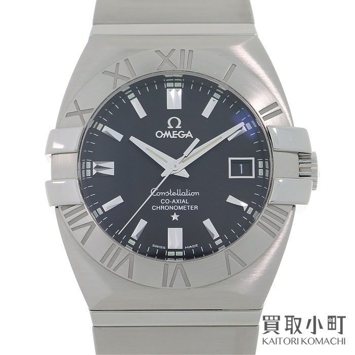 【美品】オメガ 【OMEGA】 1503.51 コンステレーション ダブルイーグル コーアクシャル オートマティック メンズウォッチ SSブレス ブラック 自動巻き 男性用腕時計 1503-51 CONSTELLATION DOUBLE EAGLE CO-AXIAL AUTOMATIC WATCH【Aランク】【中古】