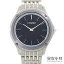 【美品】シチズン【CITIZEN】 エコドライブワン ステンレス ブラック ソーラー メンズウォッチ 男性用腕時計 AR5000-50E 8826-T022812 ECO DRIVE ONE WATCH【SAランク】【中古】