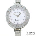 【美品】ブルガリ【BVLGARI】 ビーゼロワン ホワイト レディース バングルウォッチ ミディアム ...