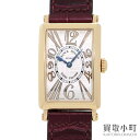 【美品】フランクミュラー【FRANCK MULLER】ロングアイランド アンサンブル 18Kピンクゴールド クォーツ レディースウォッチ レリーフ アリゲーター 革ベルト 女性用腕時計 902QZRELV R 5N 18K PG RG LONG ISLAND【Aランク】【中古】