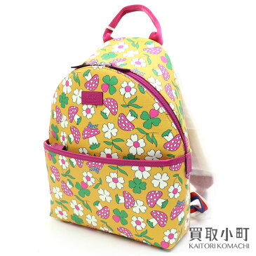 【未使用品】グッチ 【GUCCI】チルドレンズ c バックパック スプリーム リュックサック デイパック キッズ 271327 SUPREME CHILDREN'S SMILING PLANTS BACKPACK【Sランク】【新品同様】