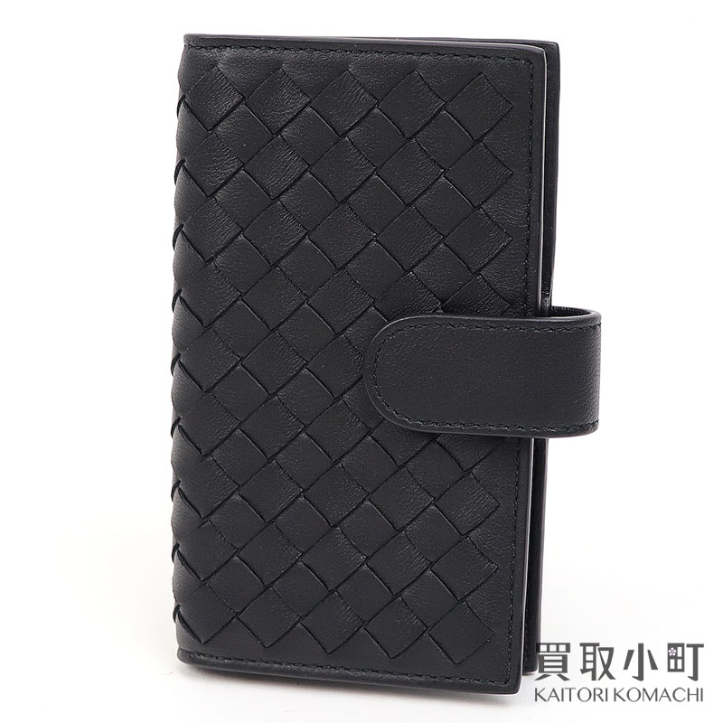 未使用品】ボッテガヴェネタ 【BOTTEGA VENETA】ネロ イントレチャート