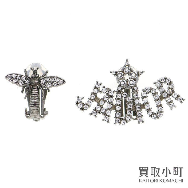 【新品同様】ディオール【DIOR】J'ADIOR イヤリング ビー メタル＆クリスタル ジャディオール 蜂 コスチュームジュエリー アクセサリー E0895ADRCY D909 J'adior & Bee Earrings【Sランク】【美品】【中古】のサムネイル