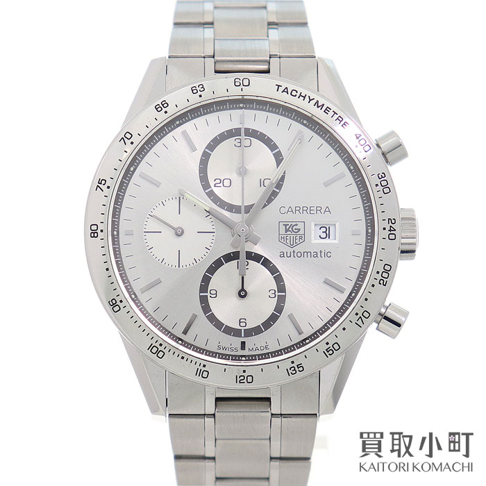 【美品】タグホイヤー 【TAGHeuer】 カレラ クロノグラフ タキメーター エレガンス オートマ ...