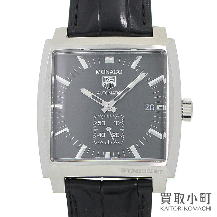 タグホイヤー 【TAGHeuer】 モナコ キャリバー6 オートマティック スモールセコンド ブラッ ...