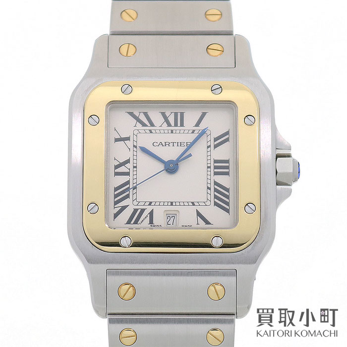 【美品】カルティエ 【CARTIER】 サントスガルベLM メンズウォッチ 18Kイエローゴールド SS コンビブレス クォーツ 男性用腕時計 W20011C4 SANTOS GALBEE WATCH K18YG/SS【Aランク】【中古】のサムネイル