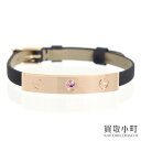 【美品】カルティエ 【CARTIER】 ラブブレスレット 1Pピンクサファイア 18Kピンクゴールド ...